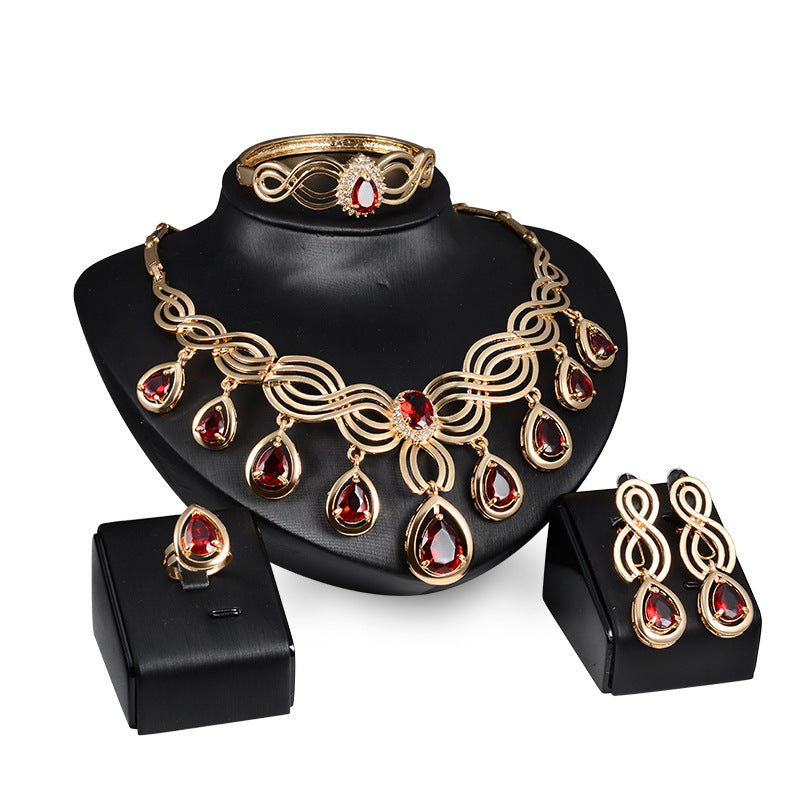 Gems Necklace Alloy