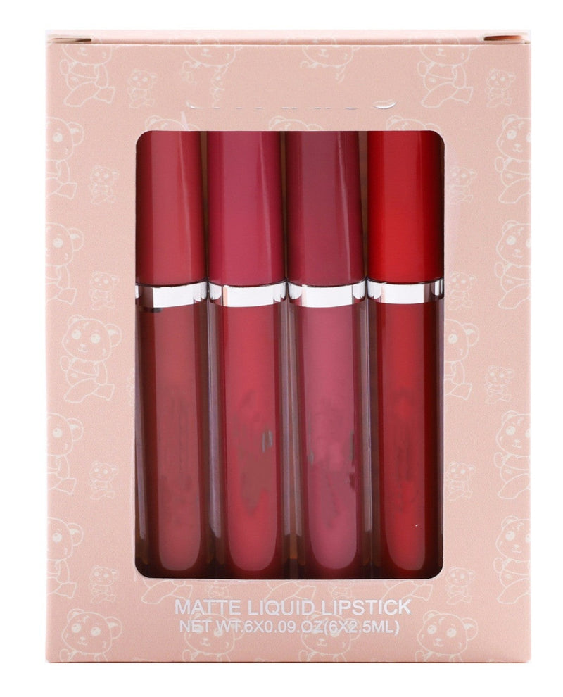 Lip Lacquer 6 PCs Matte No Stain