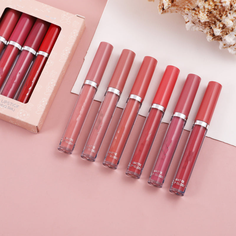 Lip Lacquer 6 PCs Matte No Stain